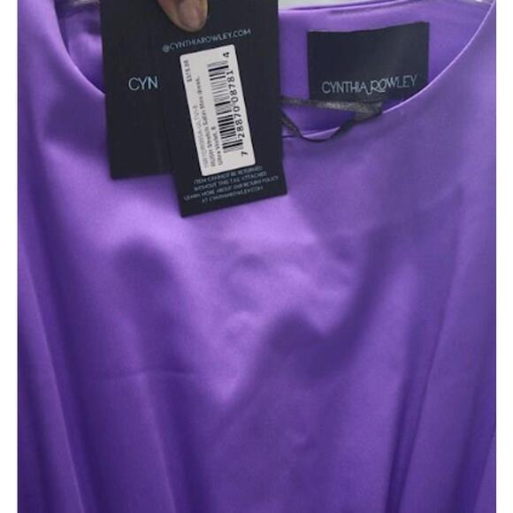 Cynthia Rowley Rush Stretch Satin Mini Dress - Picture 11 of 11